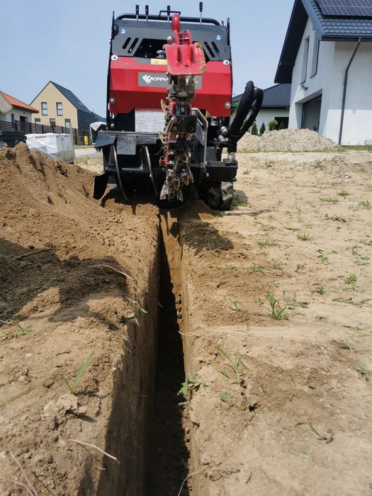 Usługi koparką łańcuchową