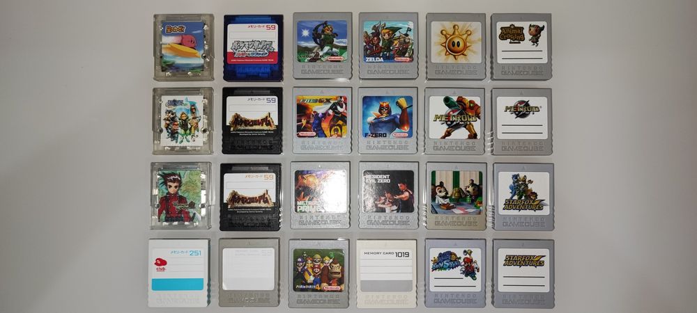 Vendo Cartões de Memória para Consola Nintendo GameCube!