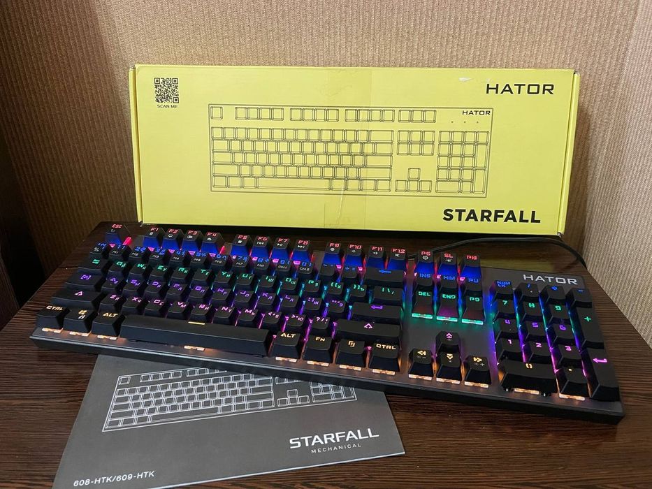Механическая клавиатура Hator Starfall Outemu Blue /кликающие свитчи/