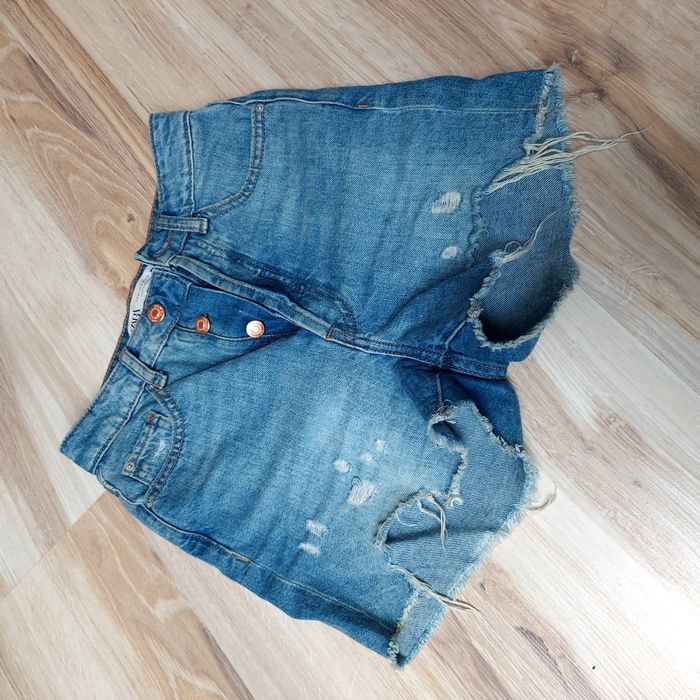 Zara xxs 32 spodenki jeansowe
