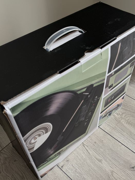 Вініловий програвач Crosley Cruiser Plus (CR8005F-MT, м'ята) — Bluetooth, 3 швидкості