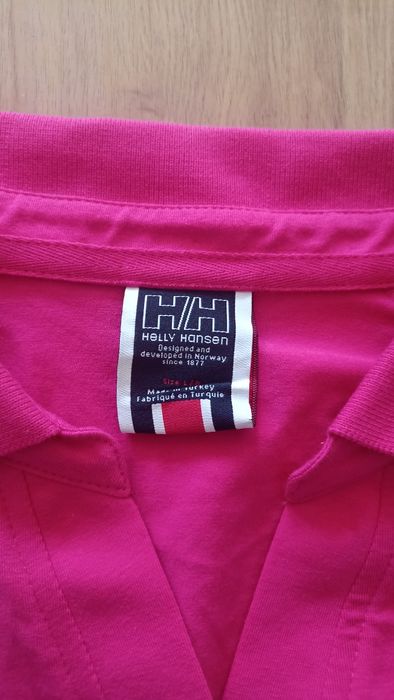 Nowa bawełniana koszulka polo Helly Hansen rozmiar L