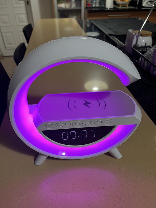 Coluna / Carregador / Relógio Bluetooth