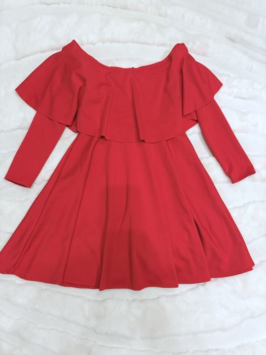 Sukienka czerwona hiszpanka