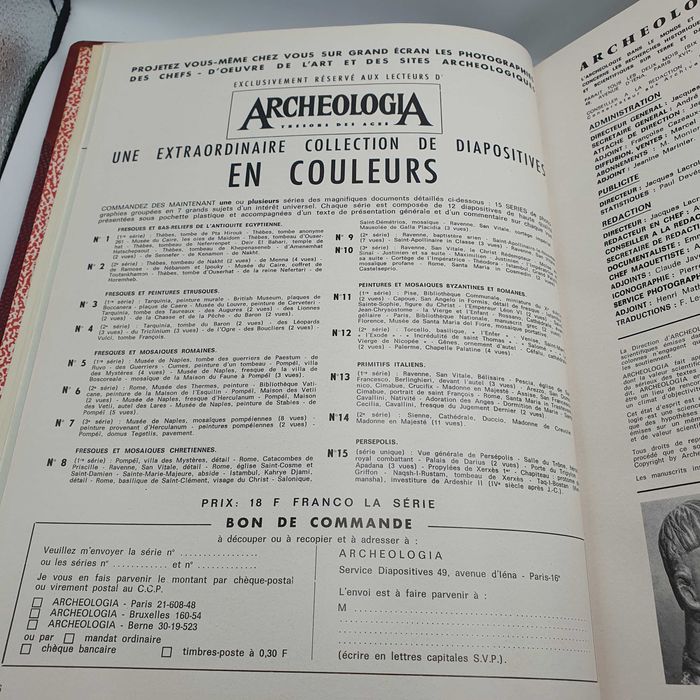 Livro - Coleção Fasciculos Archeologia '68 - '81 Encadernados Ref. SD