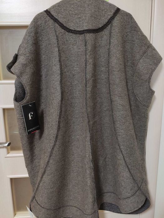 Пончо жіноче , вовняне