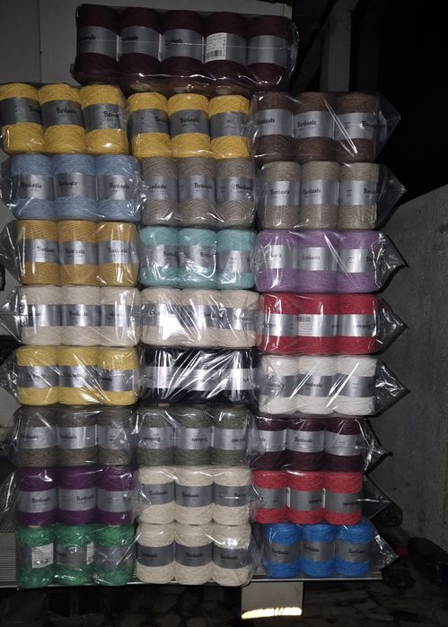 Fio Barbante algodão uma junção de 6 fios