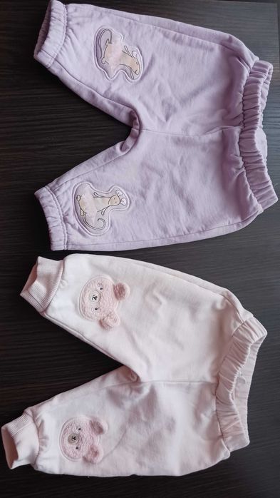 Spodnie dziewczęce ocieplane rozmiar 62