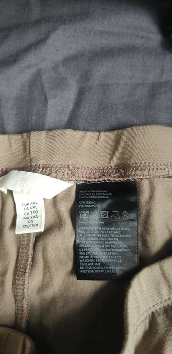 Spodenki beżowe rozmiar XXL