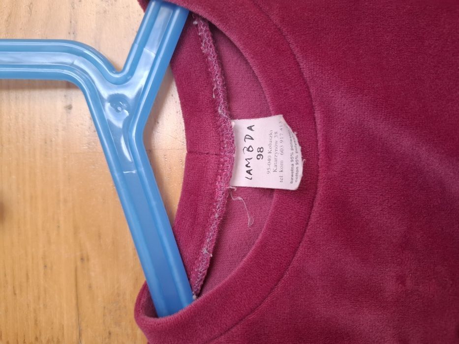 Welurowa sukienka Lambda 98