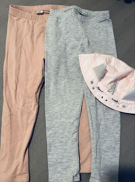 Legginsy h&m 92 -98 zestaw