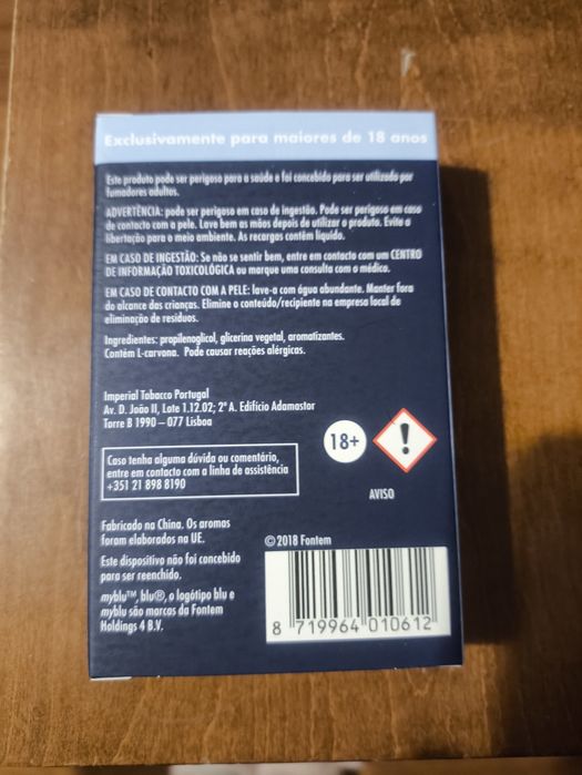 Recargas My blu - blue ice