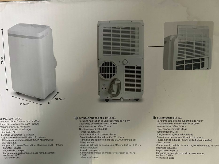 Klimatyzator przenośny Equation 2600 W
