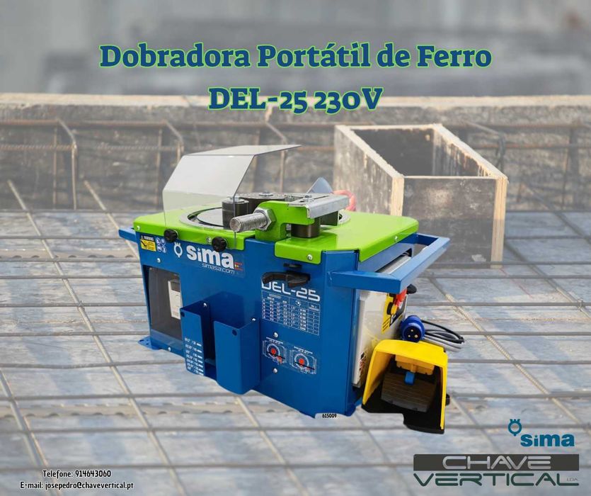 Dobradora Portátil de Ferro DEL-25 SIMA    JR19