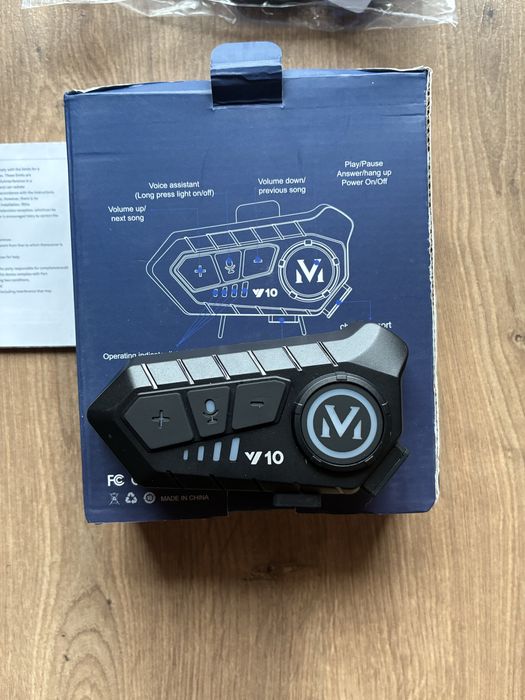 Intercomunicador Bluetooth para capacete de moto