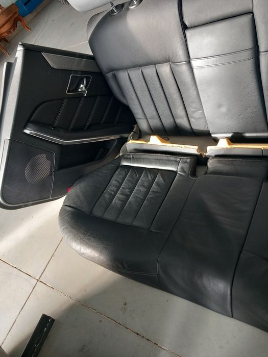 Conjunto de bancos elétricos em pele Mercedes W212