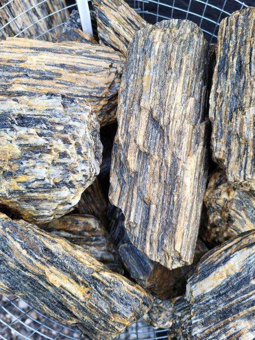 Kora kamienna drzewiasta gnejs 63 mm gabion Kamienie gabionowe ogrodowe dekoracyjne