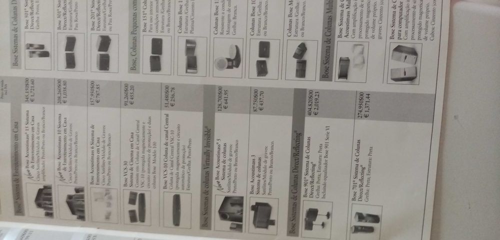 Catálogo Bose 1999