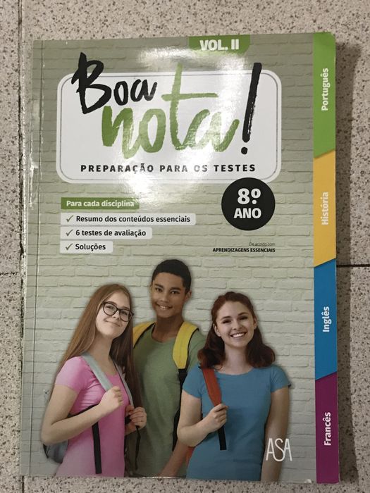 Livro de apoio - Boa Nota - 8º ano