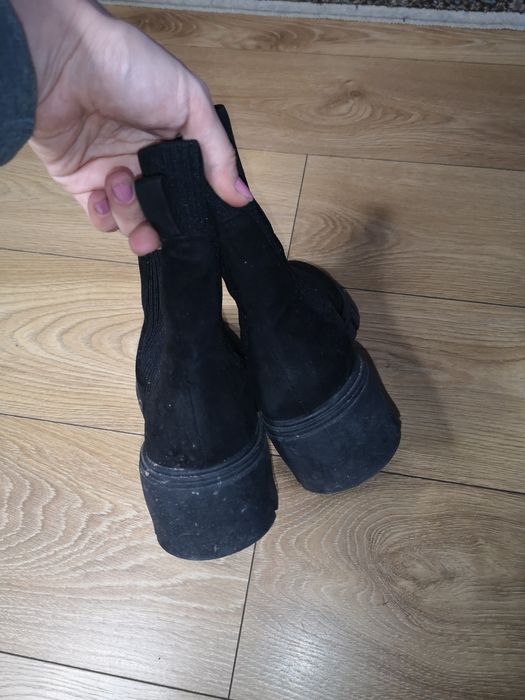 Buty botki sztyblety Sinsay rozm. 40 41 stan bdb