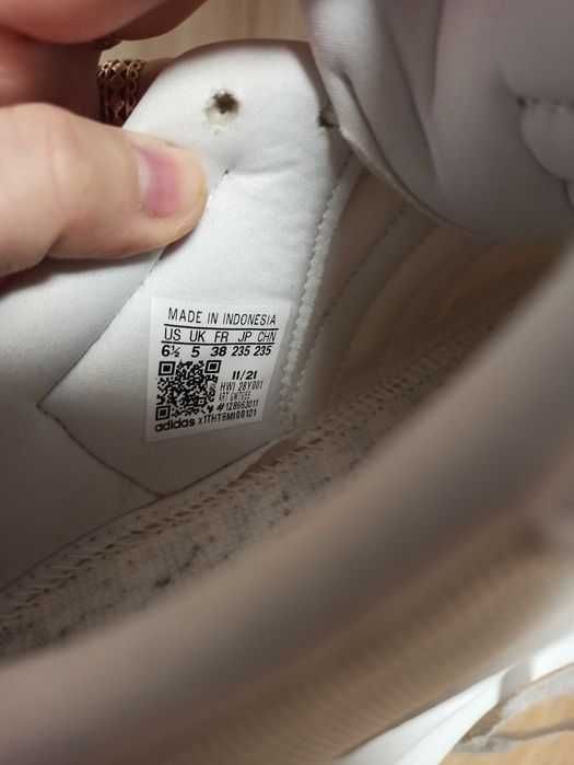 Кросівки Adidas Lite Racer 3.0 GW7955 37 р/6,5 устілка 23,5 білі