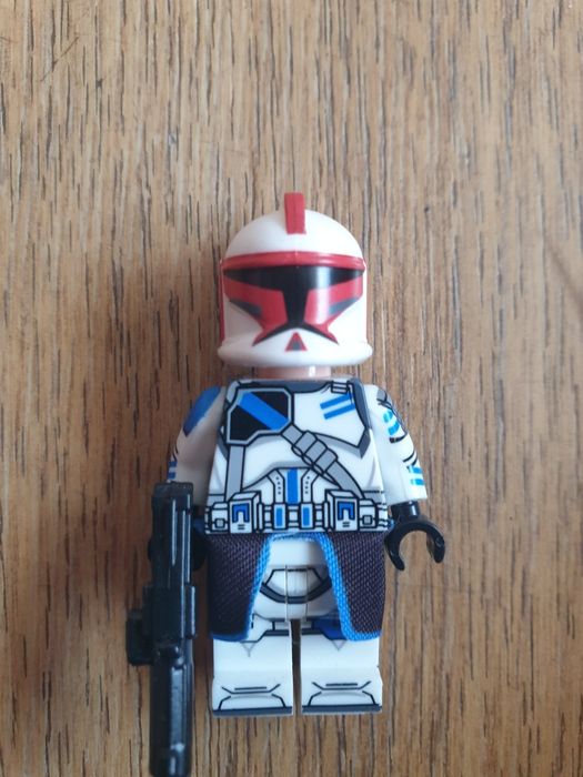 Custom hełm Riot Trooper Redmil Phase 1 Wojny Klonów lego star wars