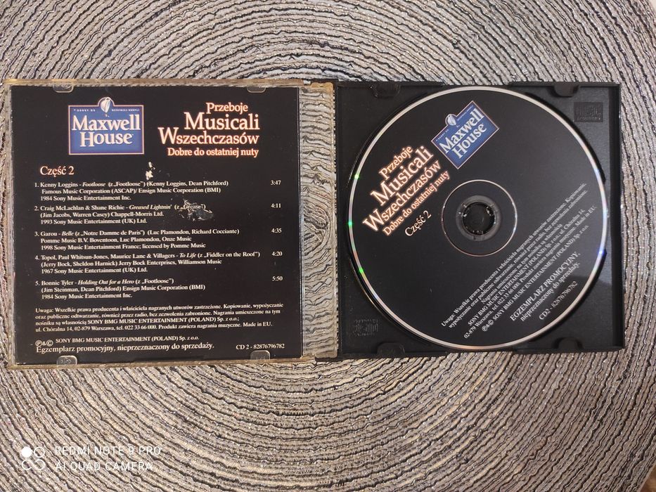 CD przeboje musicali wszechczasow