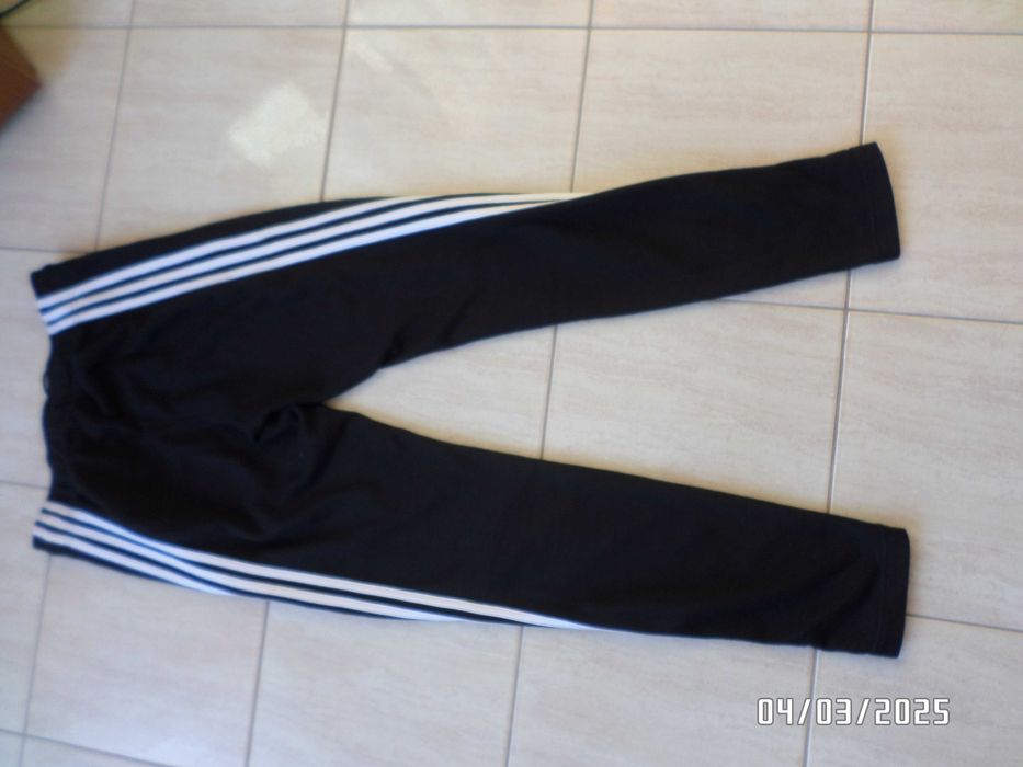 firmowe damskie spodnie dresowe -Adidas-S-36/38