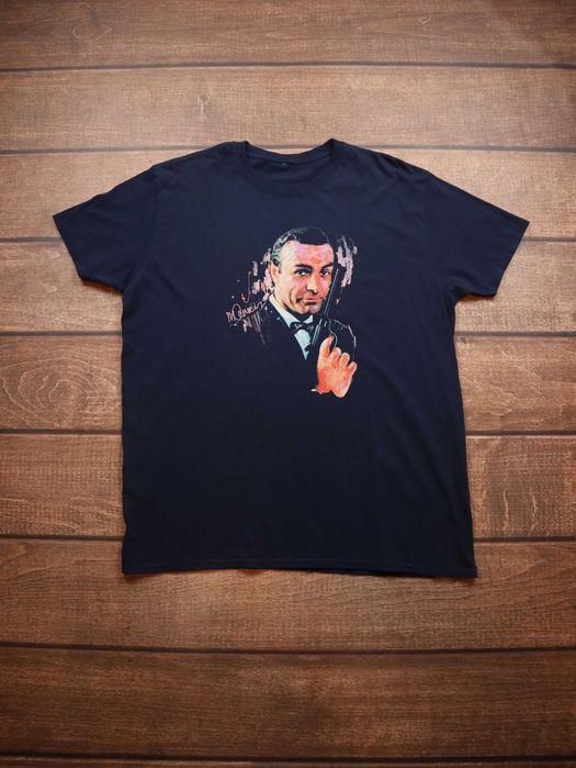 Godfather Ojciec Chrzestny tshirt granatowa koszulka z krótkim rękawem