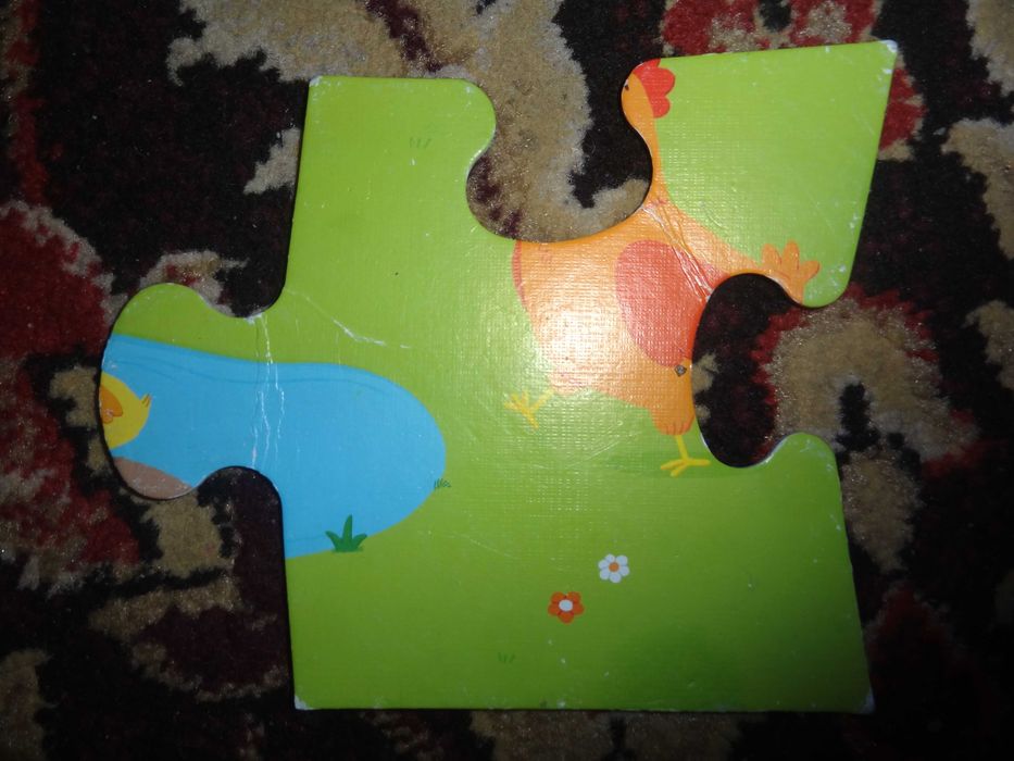 Dwa komplety dużych puzzli