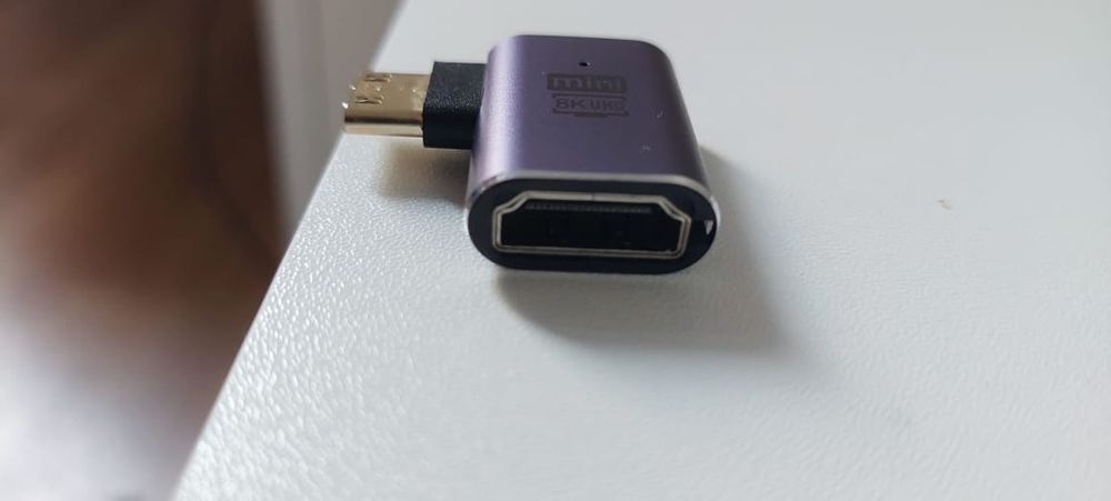 Перехідник MINI HDMI-HDMI--- Перехідник MINI HDMI-HDMI.