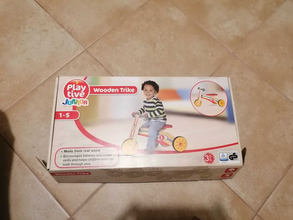 Rowerek trójkołowy Lidl drewniany