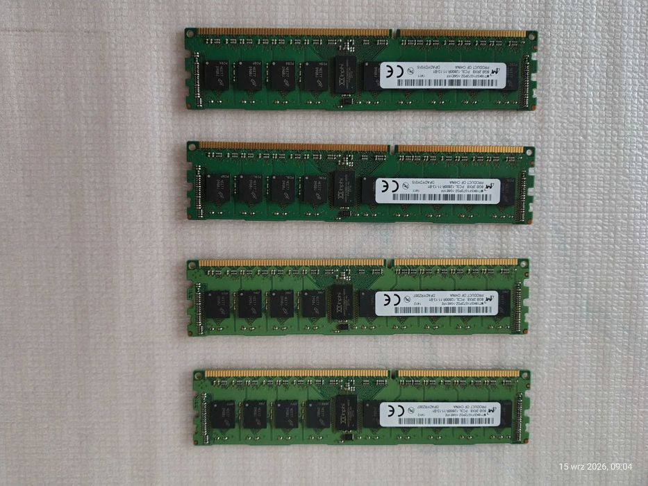 Pamięć Micron MT18KSF1G72PDZ-1G6E1FF, 32GB 2Rx4 PC3L DDR3 12800R 1600MHz