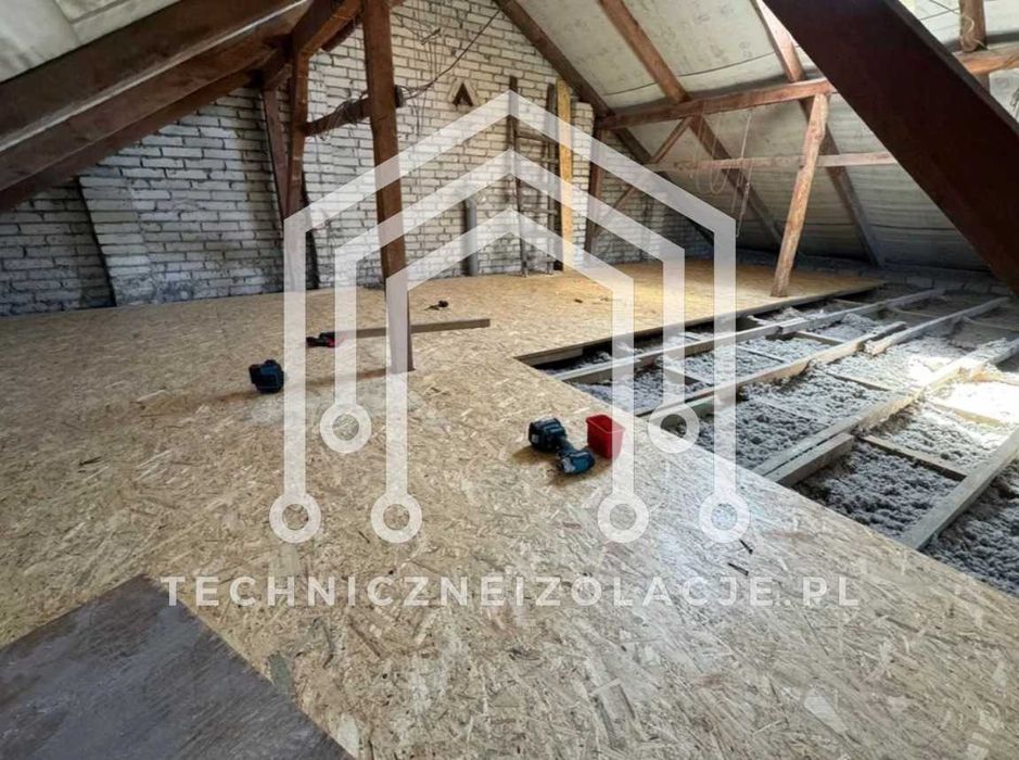 Naprawa ocieplenia po kunach | Ocieplenie Pianą PUR | Celuloza | Wełna