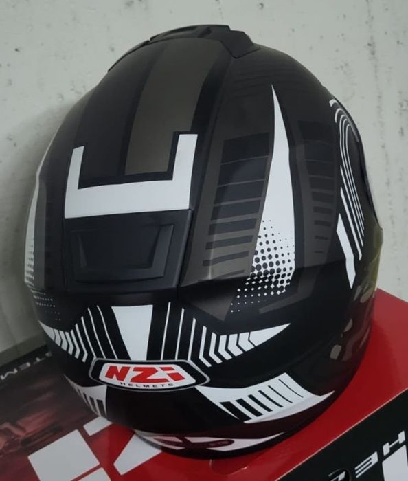 Capacete Integral NZI EURUS 2 Desert Black / White Matte ( L )( NOVO )