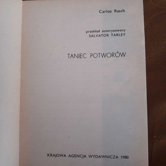 Taniec potworów C. Rasch