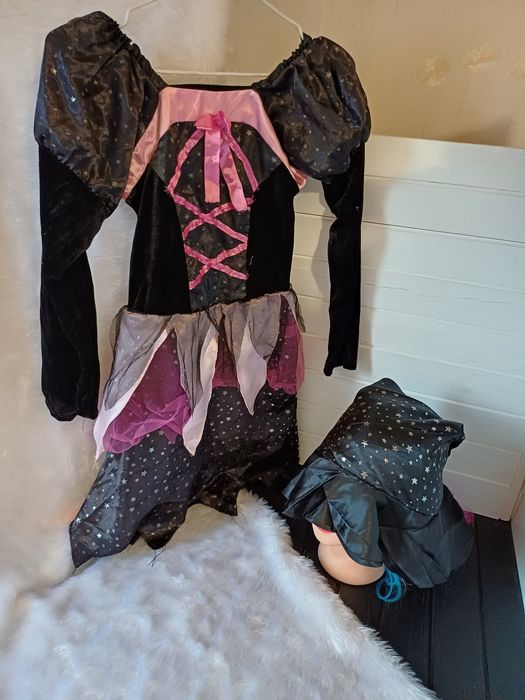 Плаття кочтюм сукня відьма на Хеллоуїн 8-10 років хеловін