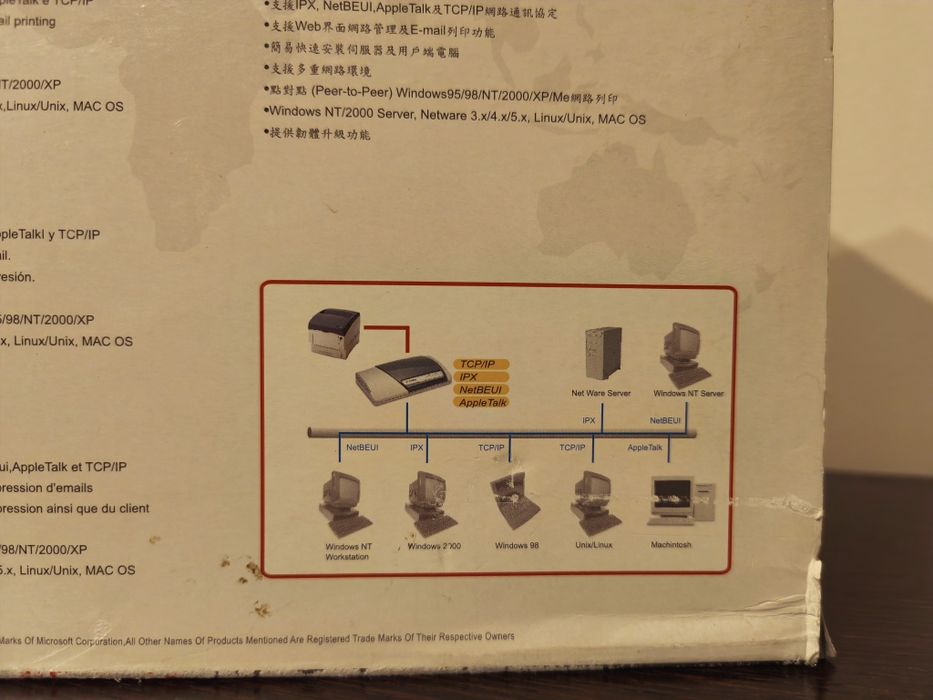 Edimax BR-6104KP Print Server (Novo)