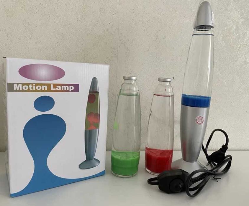 Ночник светильник Лава лампа парафиновая с воском 35 41см Lava Lamp
