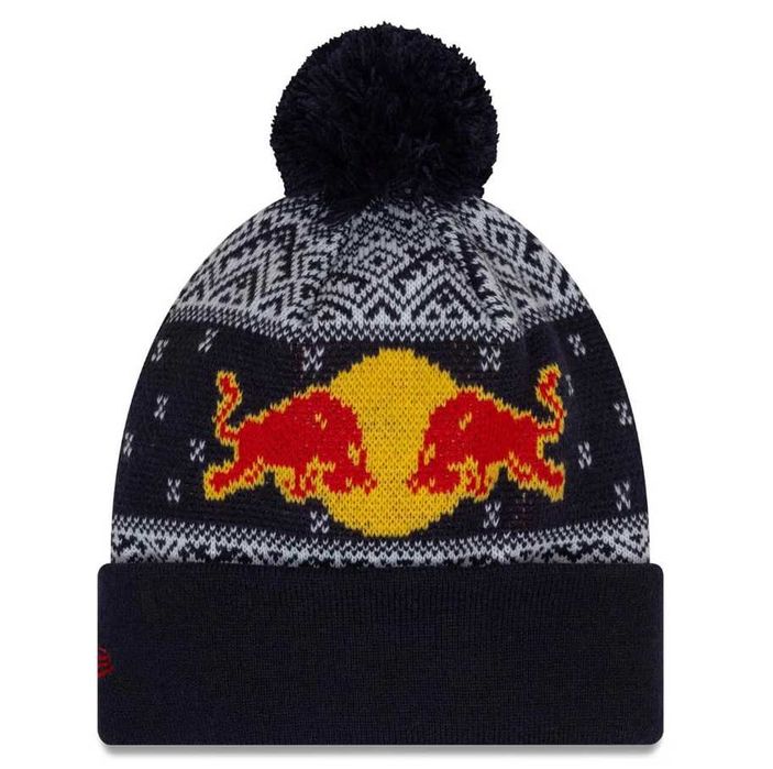 Czapka zimowa New Era Red Bull Racing Christmas Bobble Hat - nowa