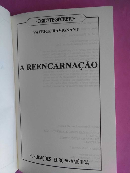 A Reencarnação por Patrick Ravignant
