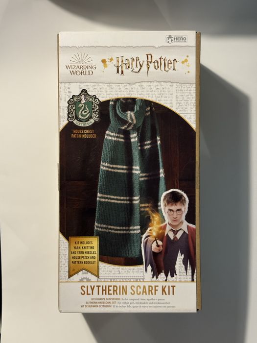 Kit cachecol de Malha Harry Potter Slytherin