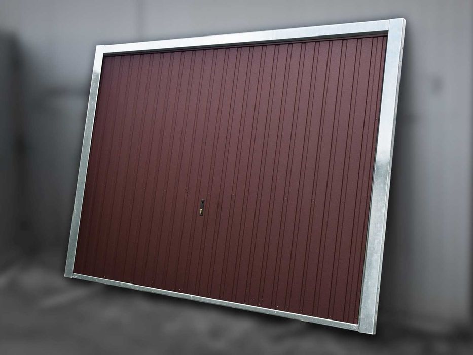 Brama garażowa uchylna Matowy Brąz 2700x2100mm T7