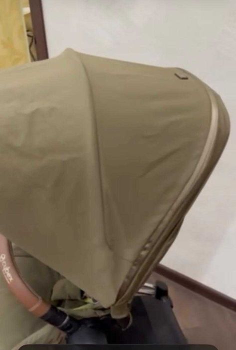 преміальна коляска Cybex Prime Platinum колір "khaki green"
