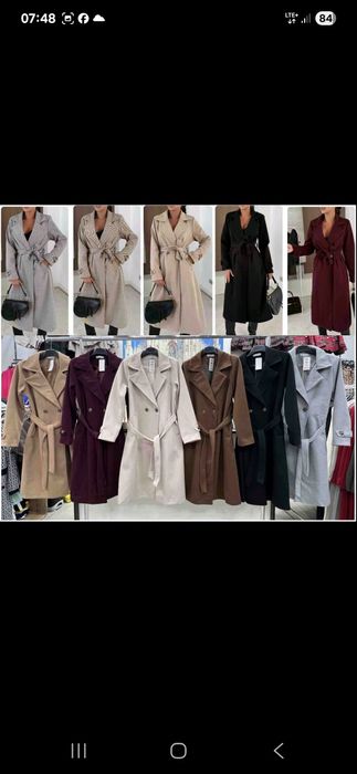 Płaszcz midi,jodełka