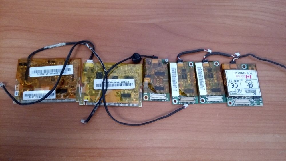 Ноутбучные внутренние dial-up модемы (цена за ВСЕ!)