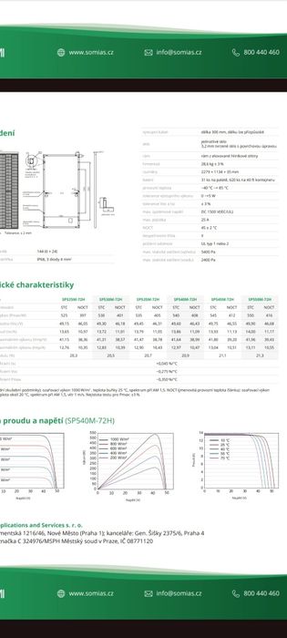 Panel solarny 550W srebrna rama premium SOMI bifacjalny