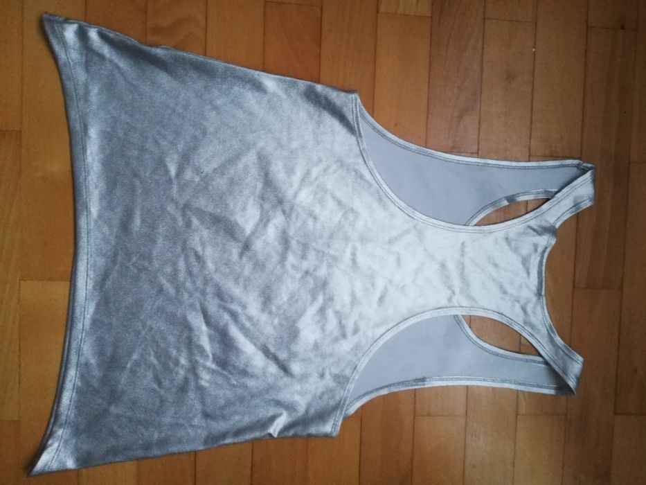 Srebrna markowa koszulka Firetrap