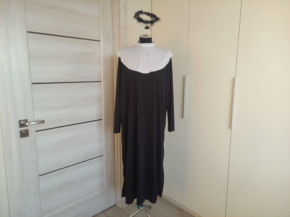 Костюм плаття М монашки монашка монахині монахиня черниця на хелловін