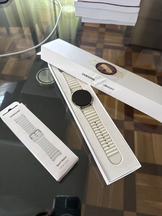 Samsung Watch 7 40mm + Bracelete | Creme | GPS